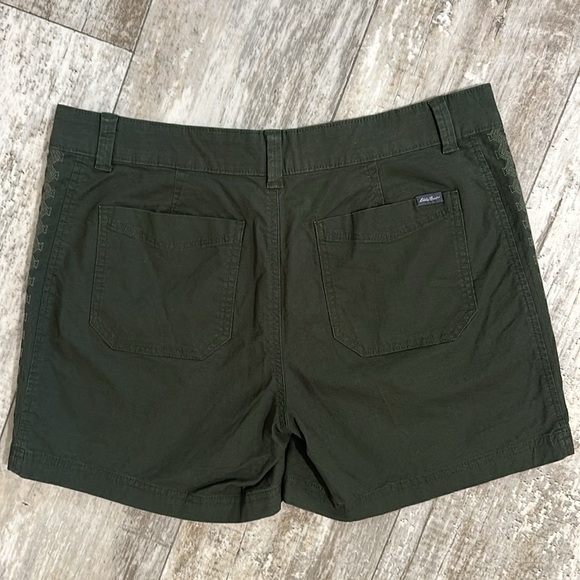 Eddie Bauer Green Side Stripe Hiking Shorts - Picture 5 of 11